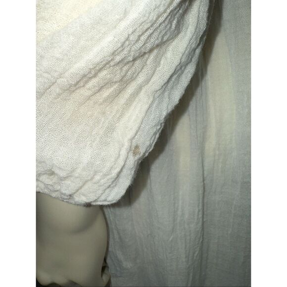 Vintage Danuta Kraft San Francisco White Boho Prairie Maxi Dress – Crochet Flora - Picture 11 of 14